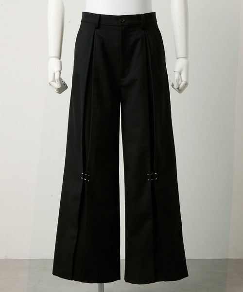 GRANCY】Pierced Tuck Slacks / ピアスデザインタックスラックス