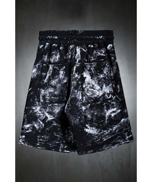 KIRTIMUKHA(キールティムカ)の「ロゴパッチラフペインティングルーズフィットロープショートパンツブラック(その他パンツ・メンズ・その他・FREE)」の5枚目の写真