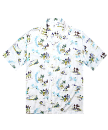 THESHIRTHOUSE（ザシャツハウス）の「ハワイアンシャツ アロハランド-ホワイト（シャツ/ブラウス）」