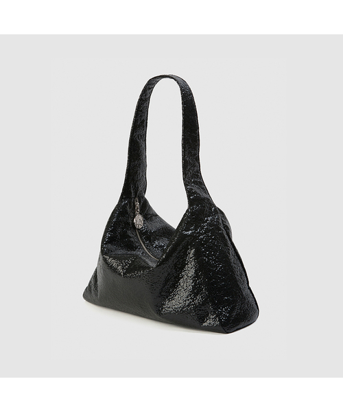 ANODDS(アンオズ)の「LUVIK GLITTER hobo bag(ショルダーバッグ・レディース・ブラック/シルバーグレー・FREE)」の1枚目の写真