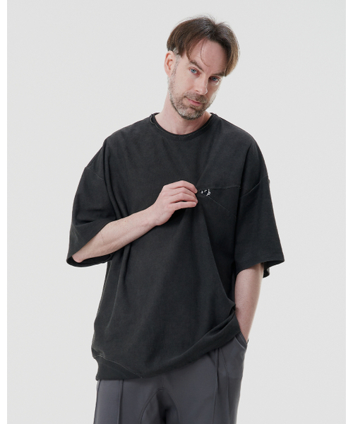 WHYSOCEREALZ(ワイソー シリアルズ)の「Sweat-T-shirt - ash black(Tシャツ/カットソー・メンズ・その他・MEDIUM/LARGE/X-LARGE)」の5枚目の写真
