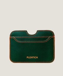PLEATICA（プリティカ）の「プリティカカード財布グリーン/イタリアのベジタブルレザー（札入れ/マネークリップ）」