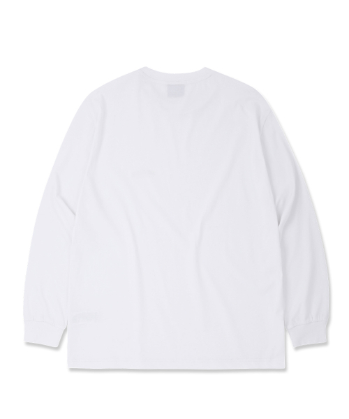DOLPHIN WAVE APPAREL（ドルフィンウェーブアパレル）の「[2PACK]ドルフィンアーチロゴロングスリーブTシャツホワイト2パック（Tシャツ/カットソー・メンズ・その他・LARGE/MEDIUM/X-LARGE）」の3枚目の写真