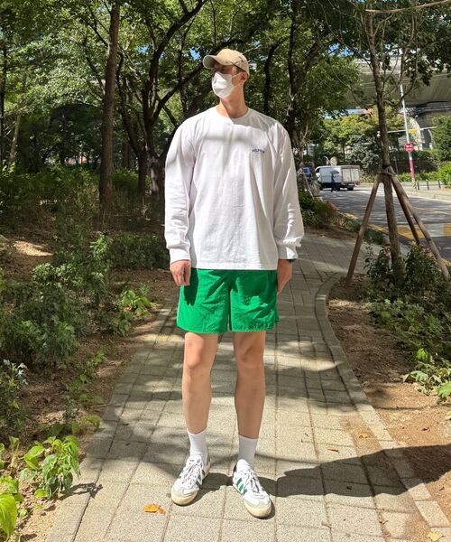 DOLPHIN WAVE APPAREL（ドルフィンウェーブアパレル）の「[2PACK]ドルフィンアーチロゴロングスリーブTシャツホワイト2パック（Tシャツ/カットソー・メンズ・その他・LARGE/MEDIUM/X-LARGE）」の6枚目の写真