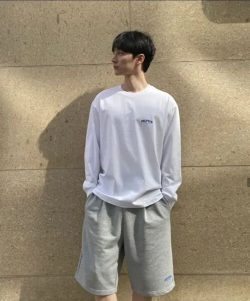 DOLPHIN WAVE APPAREL（ドルフィンウェーブアパレル）の「[2PACK]ドルフィンアーチロゴロングスリーブTシャツホワイト2パック（Tシャツ/カットソー・メンズ・その他・LARGE/MEDIUM/X-LARGE）」の10枚目の写真