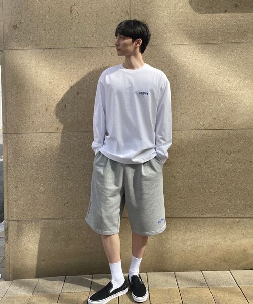 DOLPHIN WAVE APPAREL（ドルフィンウェーブアパレル）の「[2PACK]ドルフィンアーチロゴロングスリーブTシャツホワイト2パック（Tシャツ/カットソー・メンズ・その他・LARGE/MEDIUM/X-LARGE）」の21枚目の写真