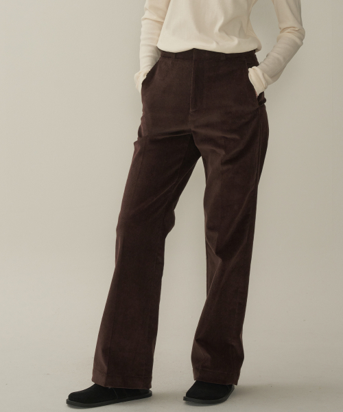 MOTT(モット)の「コーデュロイクラシックブーツカット - ブラウン(スラックス・レディース・その他・SMALL/MEDIUM)」の1枚目の写真