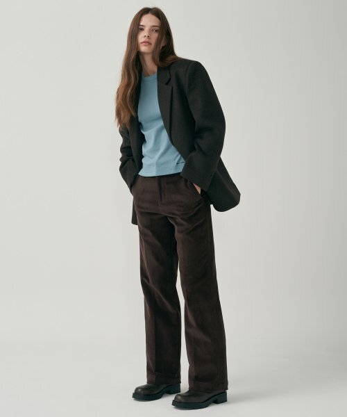 MOTT(モット)の「コーデュロイクラシックブーツカット - ブラウン(スラックス・レディース・その他・SMALL/MEDIUM)」の3枚目の写真