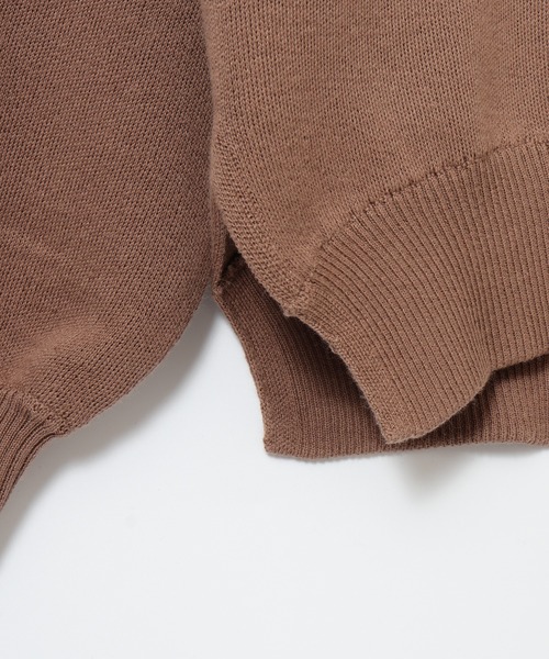 OMNES（オムネス）の「スウェットライクニットプルオーバー（スウェット・キッズ・モカ/オレンジ・120cm/130cm/140cm/110cm）」の16枚目の写真