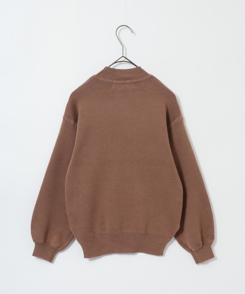 OMNES（オムネス）の「スウェットライクニットプルオーバー（スウェット・キッズ・モカ/オレンジ・120cm/130cm/140cm/110cm）」の17枚目の写真