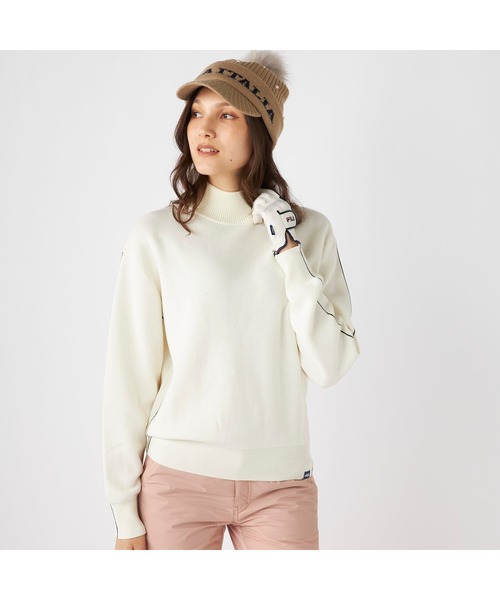 セール】【FILA GOLF:フィラゴルフ】レディースニットプルオーバー