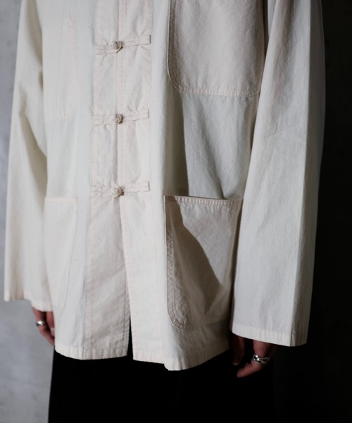 THRIFTY LOOK（スリフティールック）の「VULCAIN / ヴァルカン / CHINA WORK JACKET（その他アウター・メンズ・ナチュラル/ブルー/ブラック・LARGE/MEDIUM/SMALL）」の8枚目の写真