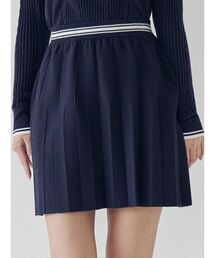 CALNAMUR | ニットプリーツミニスカート(スカート)