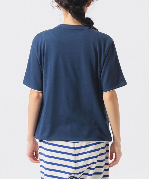BEAMS BOY(ビームスボーイ)の「【7/24再値下げ】リバーシブルプリントショートスリーブ(Tシャツ/カットソー・レディース・イエロー/ネイビー・ONE SIZE)」の14枚目の写真
