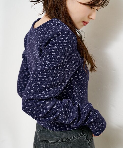 Kastane(カスタネ)の「【一部WEB限定カラー/7色展開】サーマルカーディガン(カーディガン/ボレロ・レディース・グレー/アイボリー/ネイビー/ダークブルー/ピンク/ホワイト系その他/ホワイト・FREE)」の12枚目の写真