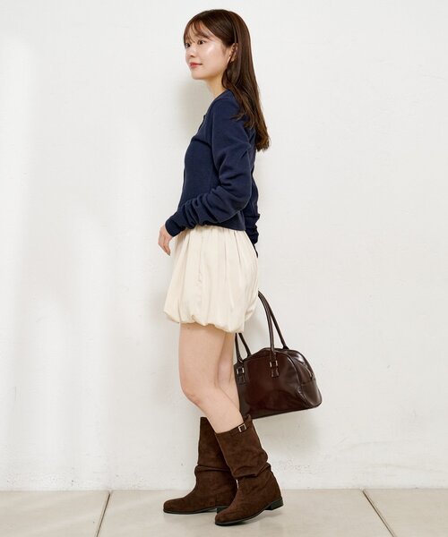 Kastane（カスタネ）の「【ZOZO先行/7色展開】サーマルカーディガン（カーディガン/ボレロ・レディース・グレー/アイボリー/ネイビー/ダークブルー/ピンク/ホワイト系その他/ホワイト・FREE）」の19枚目の写真