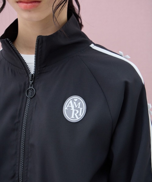 Amourire girl（アムリールガール）の「ラインリボンブルゾン（ブルゾン・キッズ・オフホワイト/ブラック・150cm/140cm/130cm/160cm）」の18枚目の写真