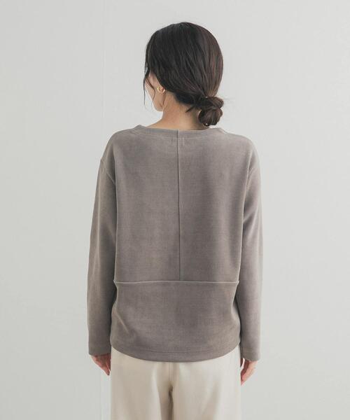 URBAN RESEARCH DOORS（アーバンリサーチドアーズ）の「Wフェイスモールコクーンプルオーバー（Tシャツ/カットソー・レディース・ベージュ系その他/ブラック/ナチュラル・FREE）」の22枚目の写真