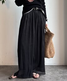 【WEB限定】ギャザーワイドパンツ