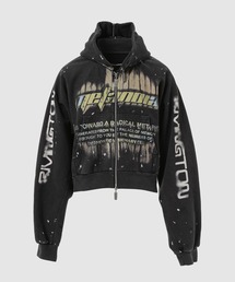 RRR-123（リヴィントンロイレビス）の「RADICAL PAPER ROSE ZIP HOODIE（パーカー）」