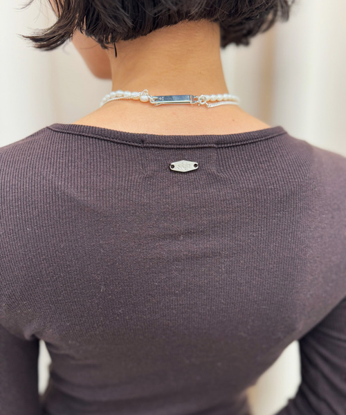 EDIT. FOR LULU（エディットフォールル）の「【SKIN for LULU】warm long rib tee（Tシャツ/カットソー・レディース・ブラウン・FREE）」の6枚目の写真