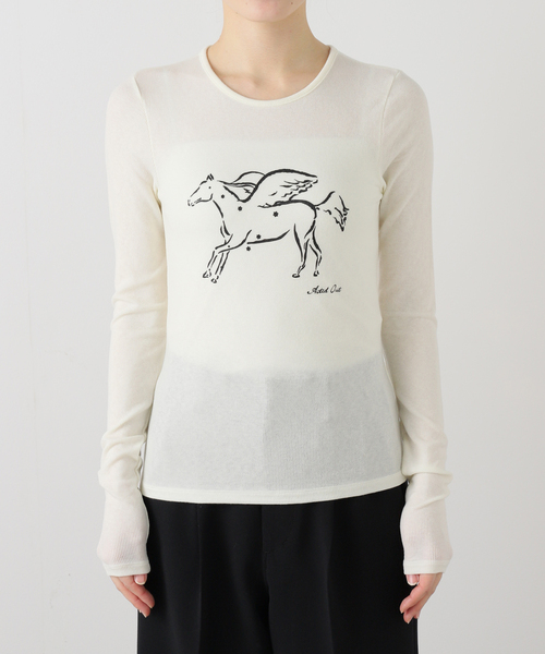 EDIT. FOR LULU（エディットフォールル）の「【SKIN for LULU】warm long rib tee（Tシャツ/カットソー・レディース・ブラウン・FREE）」の8枚目の写真