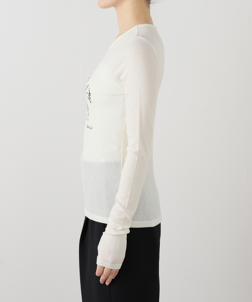 EDIT. FOR LULU（エディットフォールル）の「【SKIN for LULU】warm long rib tee（Tシャツ/カットソー・レディース・ブラウン・FREE）」の9枚目の写真