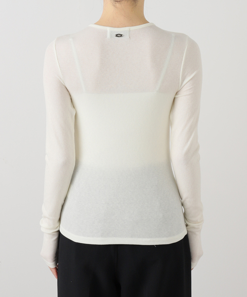 EDIT. FOR LULU（エディットフォールル）の「【SKIN for LULU】warm long rib tee（Tシャツ/カットソー・レディース・ブラウン・FREE）」の10枚目の写真