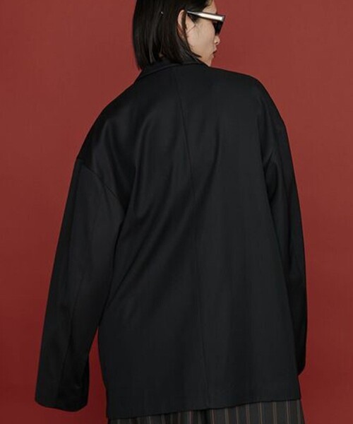 UN3D.（アンスリード）の「【UN3D./アンスリード】FRINGE POINT JK/フリンジポイントジャケット（テーラードジャケット・レディース・ブラック/ブラウン・38）」の8枚目の写真