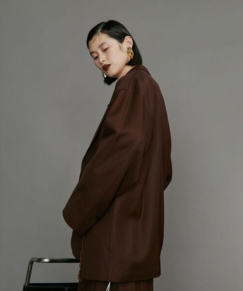 UN3D.（アンスリード）の「【UN3D./アンスリード】FRINGE POINT JK/フリンジポイントジャケット（テーラードジャケット・レディース・ブラック/ブラウン・38）」の15枚目の写真