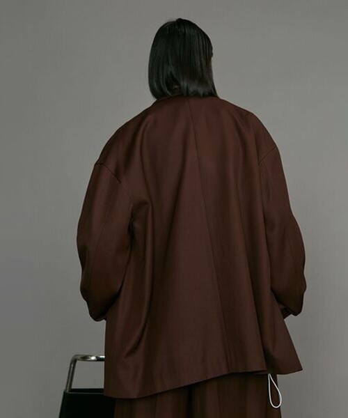 UN3D.（アンスリード）の「【UN3D./アンスリード】FRINGE POINT JK/フリンジポイントジャケット（テーラードジャケット・レディース・ブラック/ブラウン・38）」の17枚目の写真