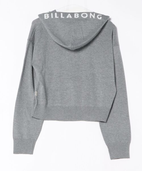 BILLABONG(ビラボン)の「BILLABONG ウィメンズ ZIP UP KNIT セットアップ PARKA セーター 【2026年春夏モデル】(パーカー・レディース・グリーン系その他/ホワイト/グレー・MEDIUM)」の4枚目の写真