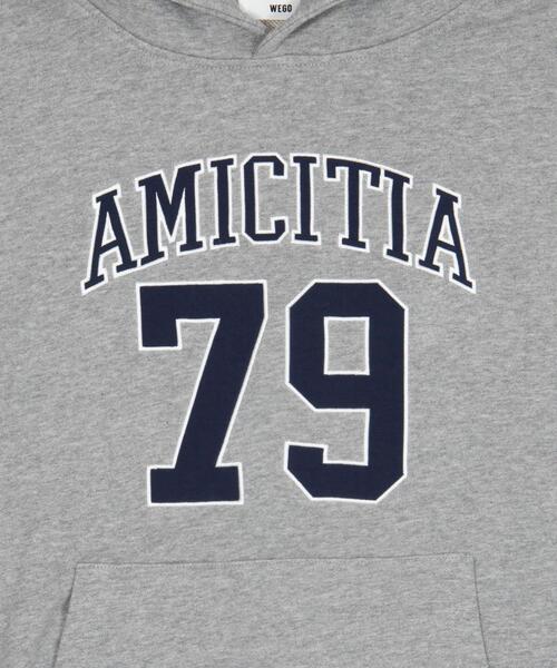 WEGO(ウィゴー)の「WEGO/【26年春新作】グラフィックビッグプルパーカー(パーカー・レディース・レッド/ネイビー/杢グレー・FREE)」の5枚目の写真