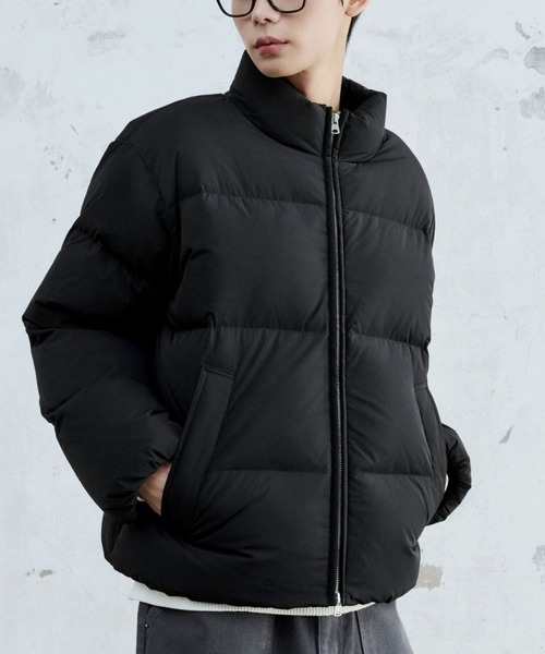 ALAND（エーランド）の「MAISON MINED／ベーシックダウンジャケット（ダウンジャケット/コート・メンズ・ブラック/ライトグレー・MEDIUM/SMALL）」の2枚目の写真