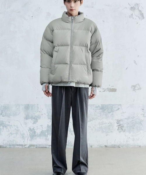 ALAND（エーランド）の「MAISON MINED／ベーシックダウンジャケット（ダウンジャケット/コート・メンズ・ブラック/ライトグレー・MEDIUM/SMALL）」の7枚目の写真