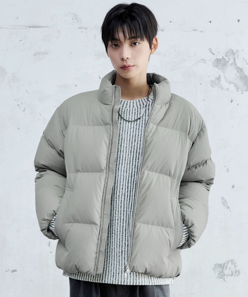 ALAND（エーランド）の「MAISON MINED／ベーシックダウンジャケット（ダウンジャケット/コート・メンズ・ブラック/ライトグレー・MEDIUM/SMALL）」の10枚目の写真