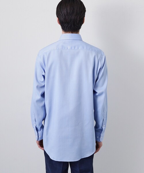 THE SHOP TK (ザ ショップ ティーケー )の「【ビジネス/セレモニー】ドレスへリンボン長袖シャツ(ビジネスシャツ・メンズ・サックスブルー/オフホワイト・01/02/03/04)」の13枚目の写真