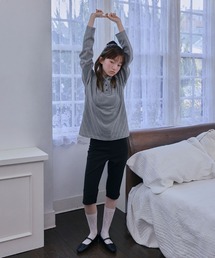 Unblend | 【Unblend】フード付 ヘンリーネック アソート 長袖Tシャツ(Tシャツ/カットソー)