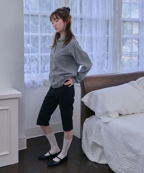 Unblend（アンブレンド）の「【Unblend】フード付 ヘンリーネック アソート 長袖Tシャツ（Tシャツ/カットソー・レディース・杢グレー/グレー系/ネイビー系/ライトブルー・FREE）」の20枚目の写真