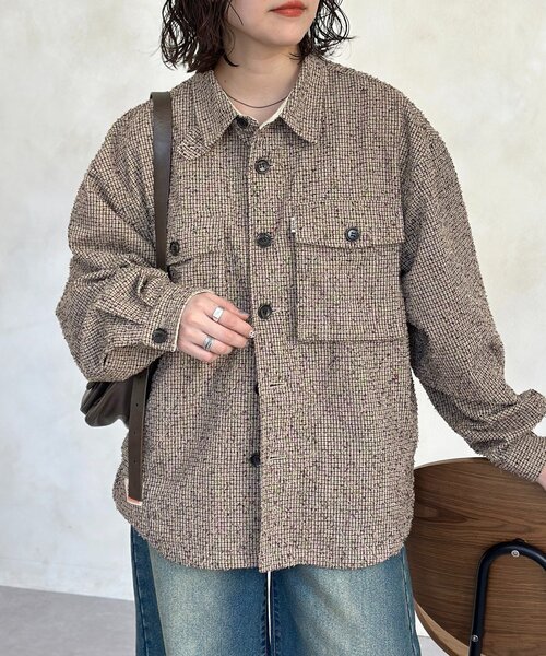 CPCM(シーピーシーエム)の「アソートチェックCPOジャケット(ブルゾン・メンズ・ネイビー/ベージュ/カーキ・MEDIUM/LARGE)」の8枚目の写真