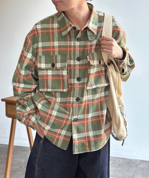 CPCM(シーピーシーエム)の「アソートチェックCPOジャケット(ブルゾン・メンズ・ネイビー/ベージュ/カーキ・MEDIUM/LARGE)」の19枚目の写真