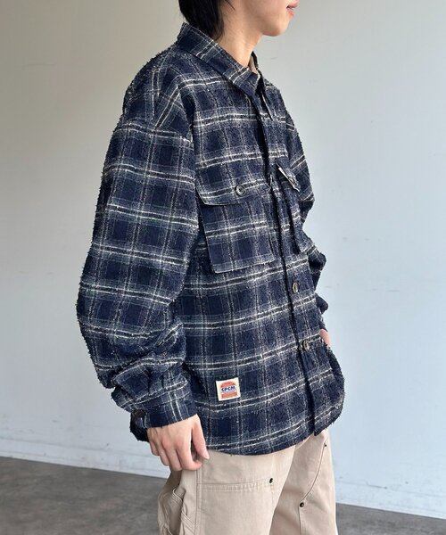 CPCM(シーピーシーエム)の「アソートチェックCPOジャケット(ブルゾン・メンズ・ネイビー/ベージュ/カーキ・MEDIUM/LARGE)」の20枚目の写真
