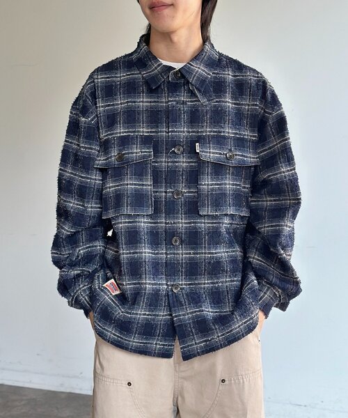 CPCM(シーピーシーエム)の「アソートチェックCPOジャケット(ブルゾン・メンズ・ネイビー/ベージュ/カーキ・MEDIUM/LARGE)」の21枚目の写真