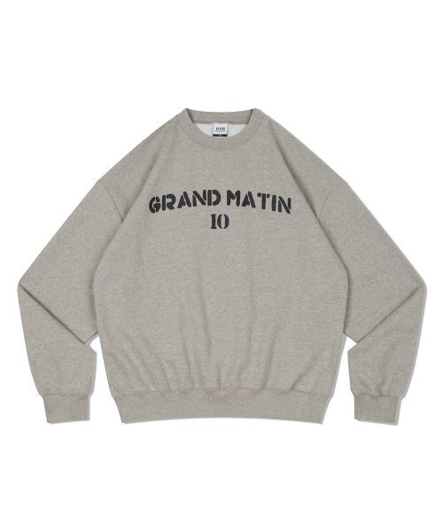 DE GRAND MATIN(ディグランドマーティン)の「V.HEAVY SWEAT MATIN_MELANGE GRAY(スウェット・メンズ・その他・FREE)」の2枚目の写真