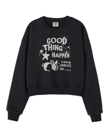 DGDP GOOD THING クロップマンツーマンチャコール