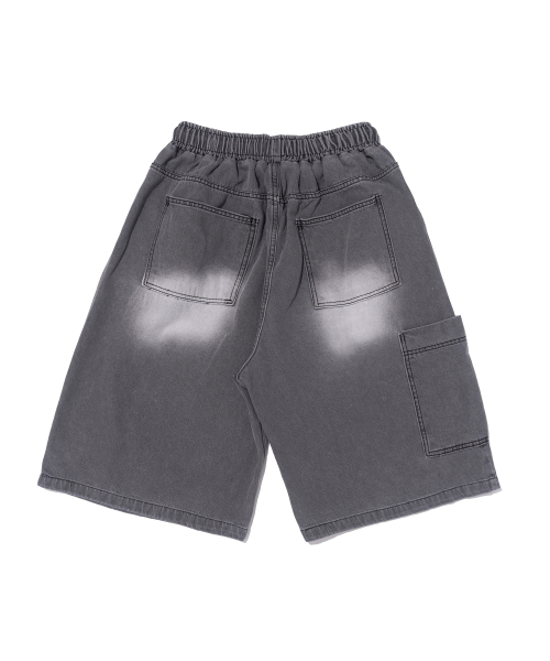 CARGOBROS（カーゴブロス）の「サンドブラシポケットバミューダデニムショートパンツ（グレー）（その他パンツ・メンズ・その他・FREE）」の7枚目の写真