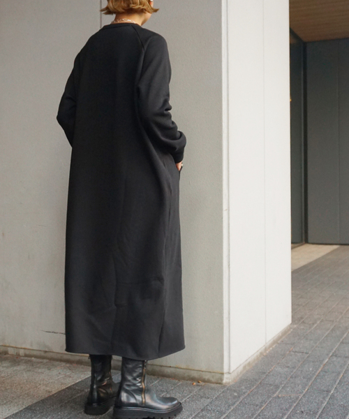 JOURNAL STANDARD LUXE（ジャーナルスタンダード　ラックス）の「《追加2》ボンバー ワンピース（ワンピース・レディース・ブラック・FREE）」の10枚目の写真