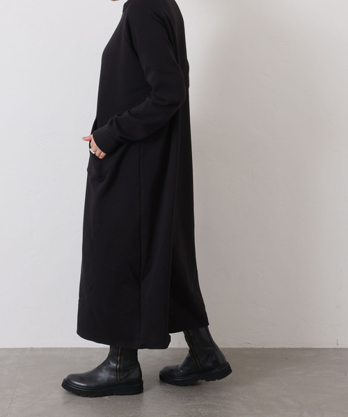 JOURNAL STANDARD LUXE（ジャーナルスタンダード　ラックス）の「《追加2》ボンバー ワンピース（ワンピース・レディース・ブラック・FREE）」の5枚目の写真