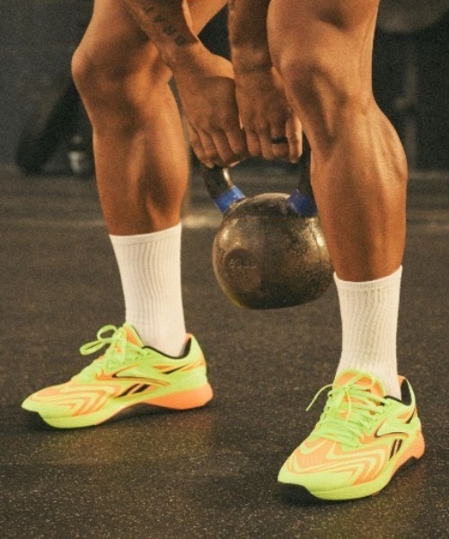 Reebok(リーボック)の「ナノ X5 エッジ / NANO X5 EDGE(スニーカー・メンズ・ホワイト/オレンジ/イエロー/ブラック/アイボリー/ネイビー/ブラック×ホワイト/グレイッシュベージュ/チェリーレッド・31cm/30.0cm/29.0cm/28.5cm/28.0cm/27.5cm/27.0cm/26.5cm/26.0cm/25.5cm/25.0cm/24.0cm/24.5cm/23.5cm/23.0cm)」の7枚目の写真