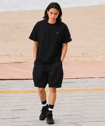 ピグメント加工サイドタックショートパンツPigment dyed Twill side-tuck shorts